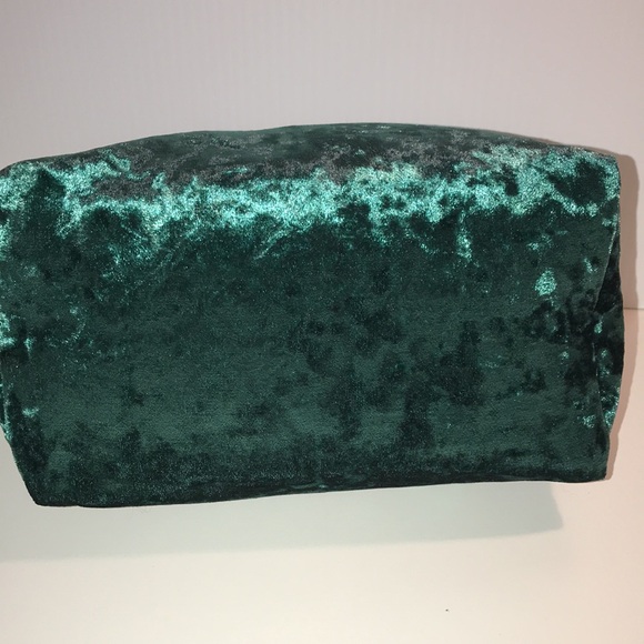 Juicy Couture emerald Green Velvet makeup bag NEW - Picture 6 of 9